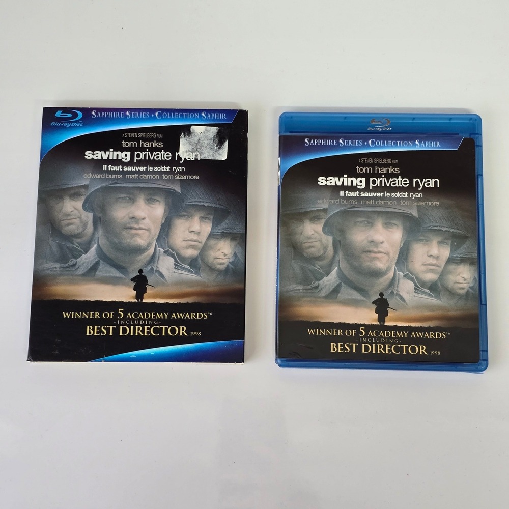 Saving Private Ryan Blu-ray Tom Hanks Sapphire Series War Drama Movie Paramount
